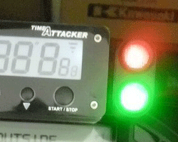 インジケーターが点いているタイムアタッカー