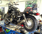 整備中のV-MAX