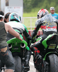 最後のライダーチェンジ
