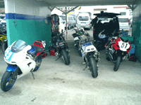メンバーのバイク達
