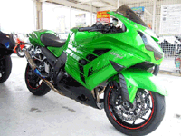 サーキット仕様のZX-14R