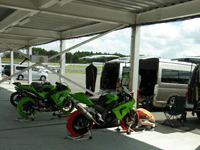 PITで待機中