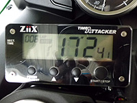 JUNのZX14R 2本目のベストラップ