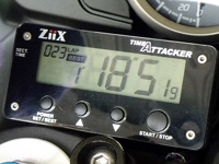 今回のベストタイム 1.18.5秒でした。残念!!