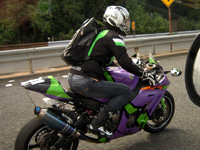 帰りは自走のエバ10R
