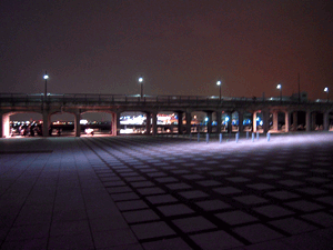 大桟橋の夜景です