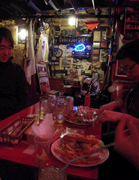 アメリカンな店内